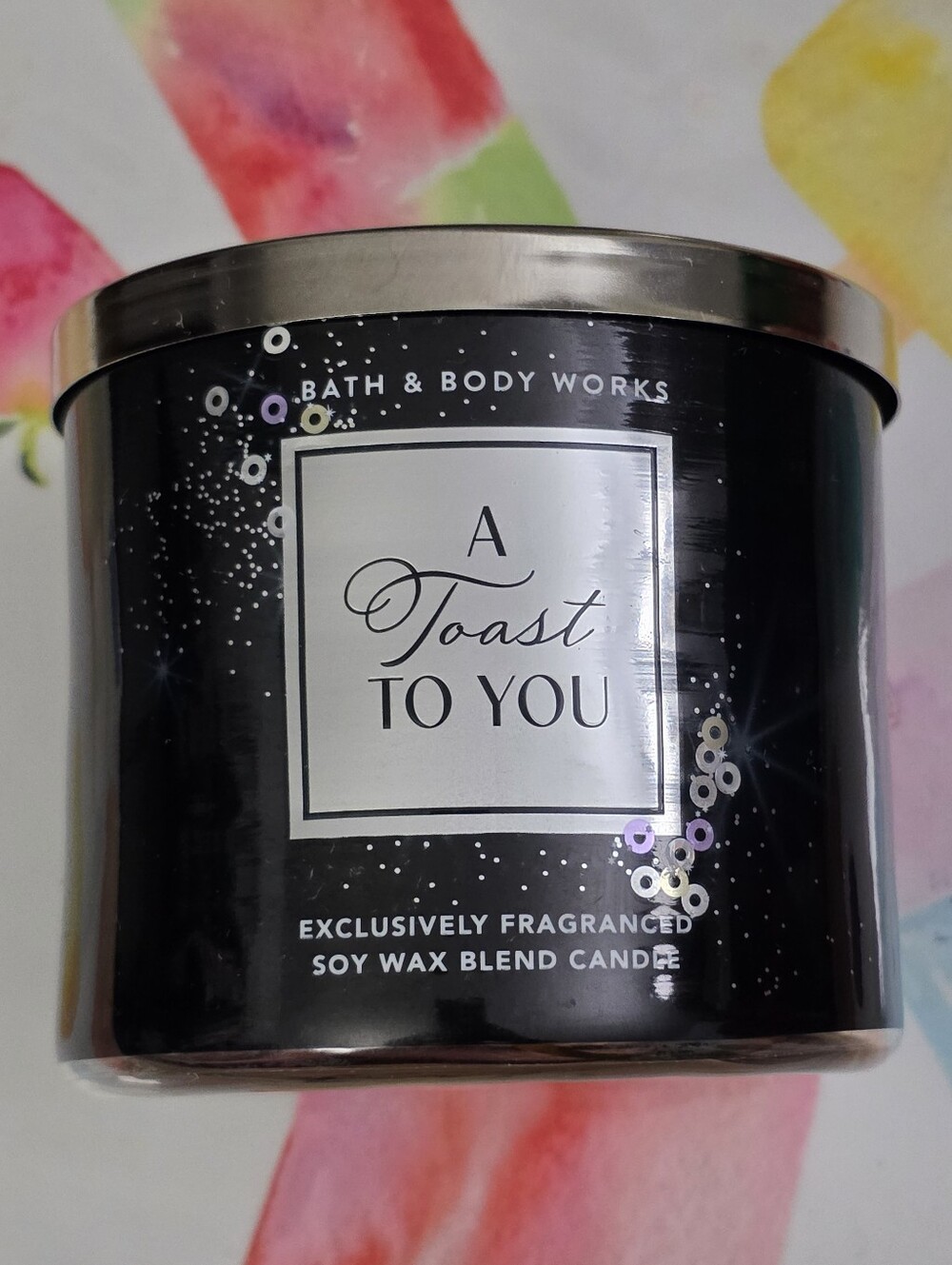 Bath & Body Works 'A Toast To You' 3-Wick Candle NEW RARE